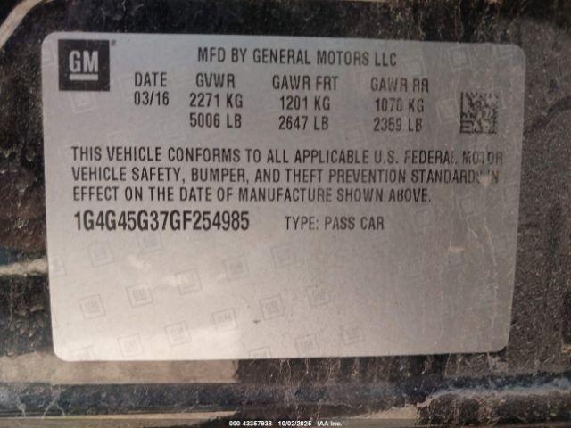 Buick LaCrosse Sport Touring Image 13