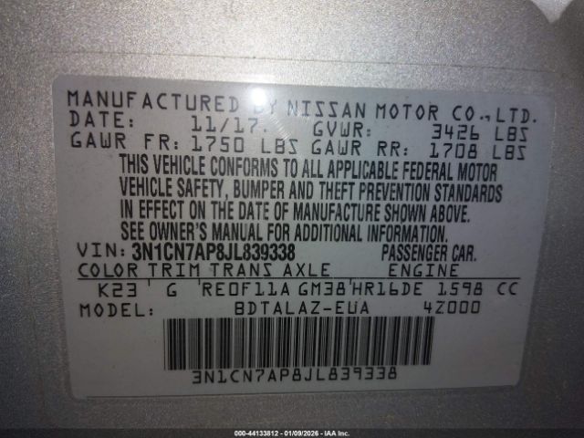 Nissan Versa 1.6 S+ Image 5